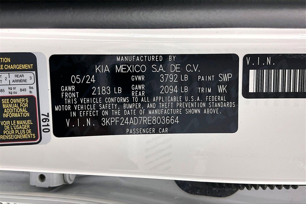 Used 2024 Kia Forte LXS w/ LXS Technology Package image 35