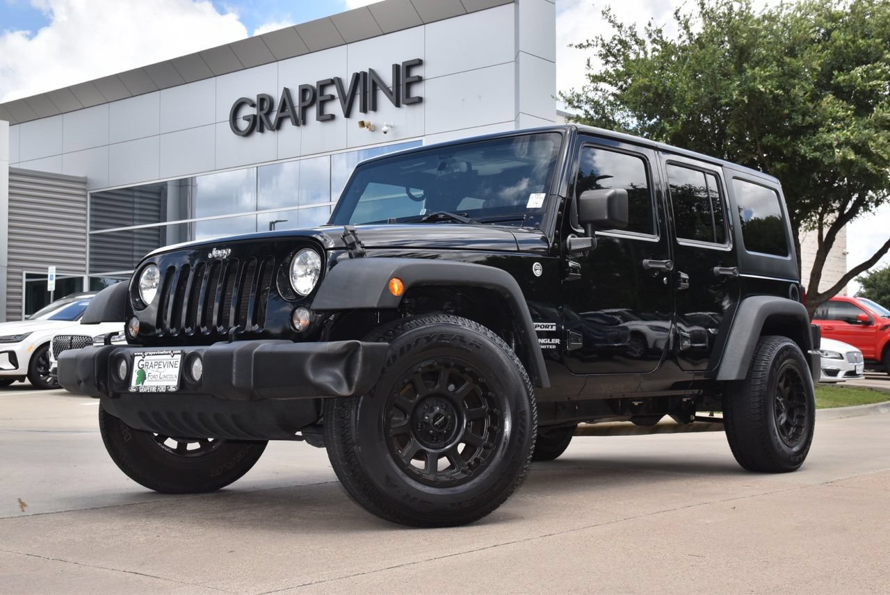 Used 2017 Jeep Wrangler Unlimited Sport w/ Quick Order Package 24S AWD/4WD image 2