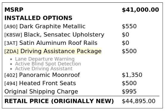Used 2019 BMW X3 sDrive30i w/ Driving Assistance Package RWD image 4