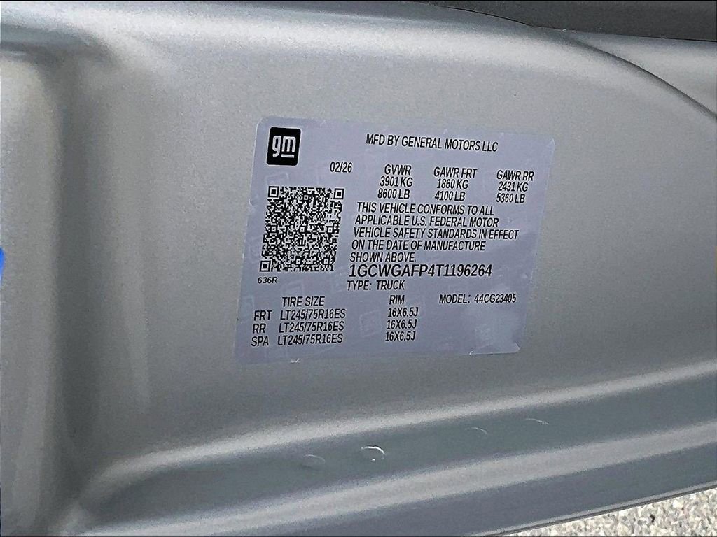 New 2026 Chevrolet Express 2500 w/ Driver Convenience Package RWD image 16