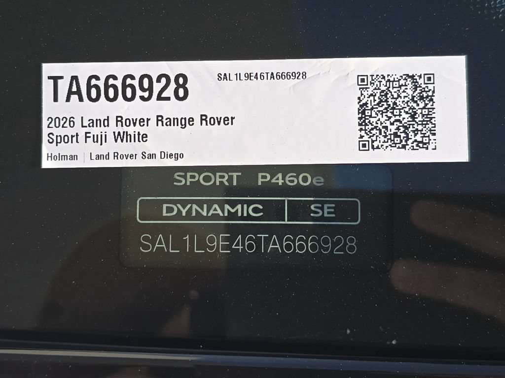 New 2026 Land Rover Range Rover Sport Dynamic SE AWD/4WD image 37