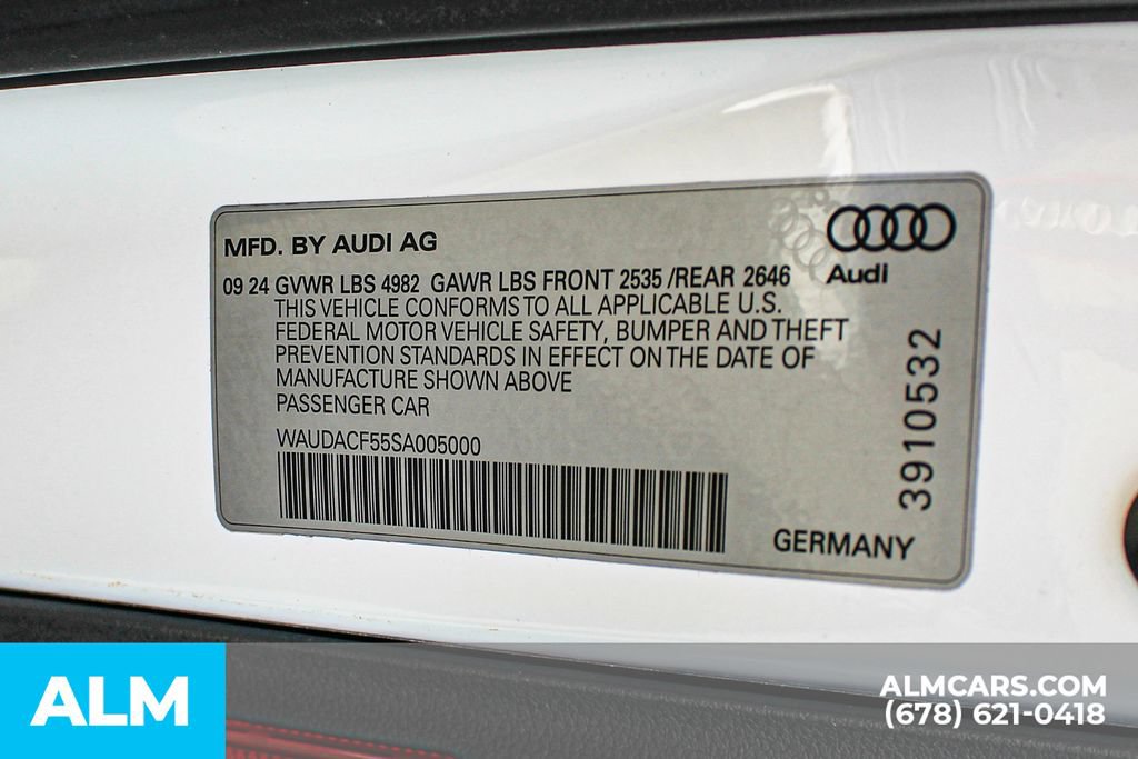 Used 2025 Audi A5 2.0T Premium Plus AWD/4WD image 38