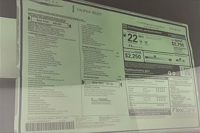 New 2026 Chrysler Pacifica Select image 14