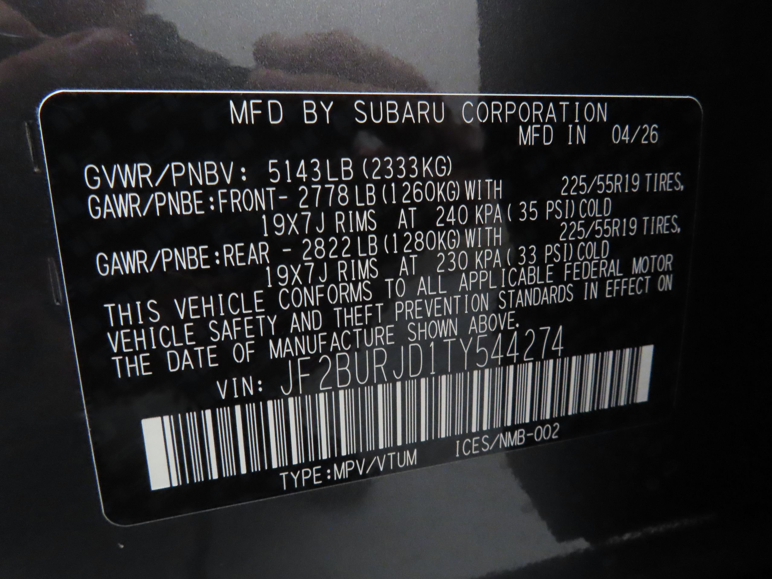 New 2026 Subaru Outback Touring XT AWD/4WD image 28
