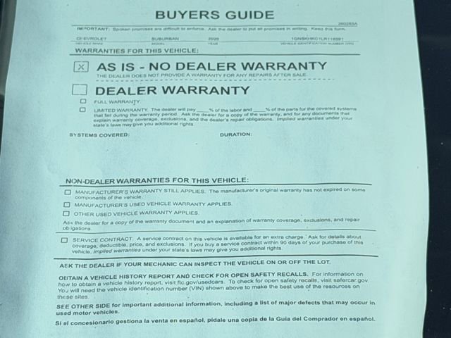 Used 2020 Chevrolet Suburban LT w/ RST Edition image 45