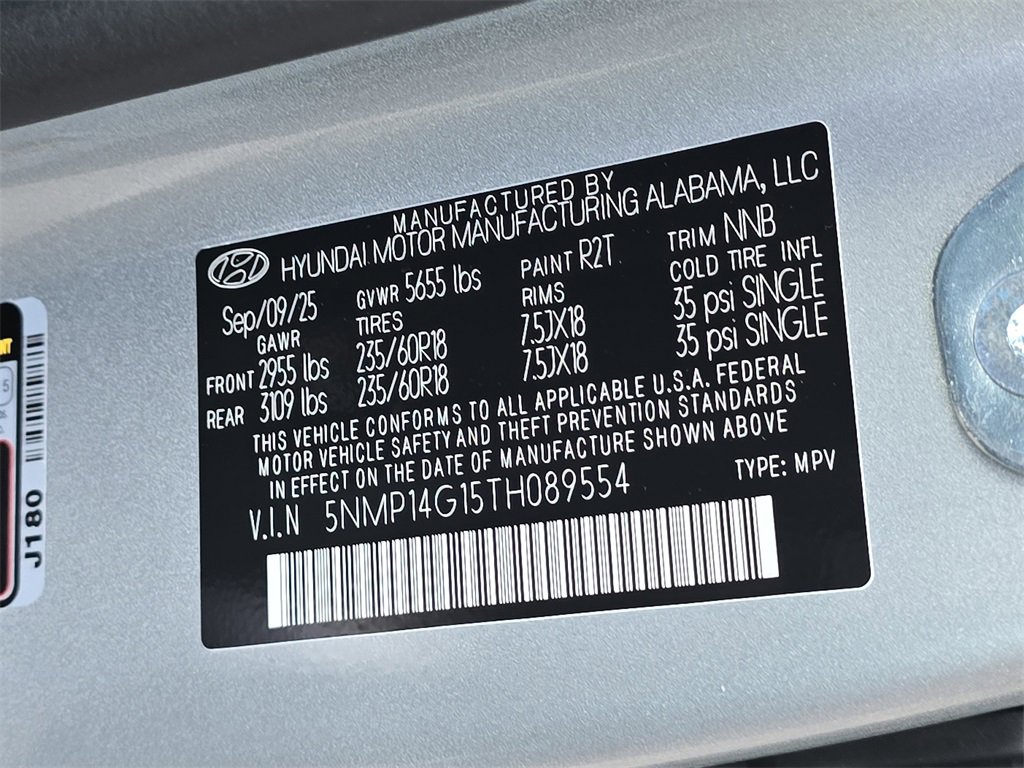 New 2026 Hyundai Santa Fe SE image 40