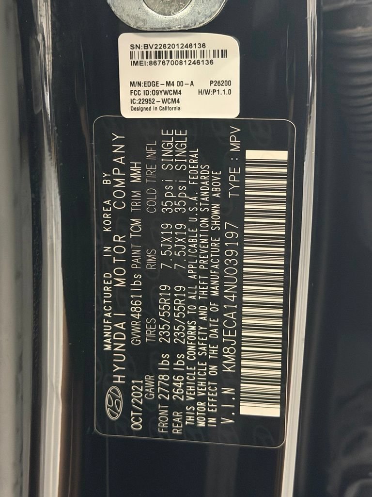 Certified 2022 Hyundai Tucson Limited AWD/4WD image 29