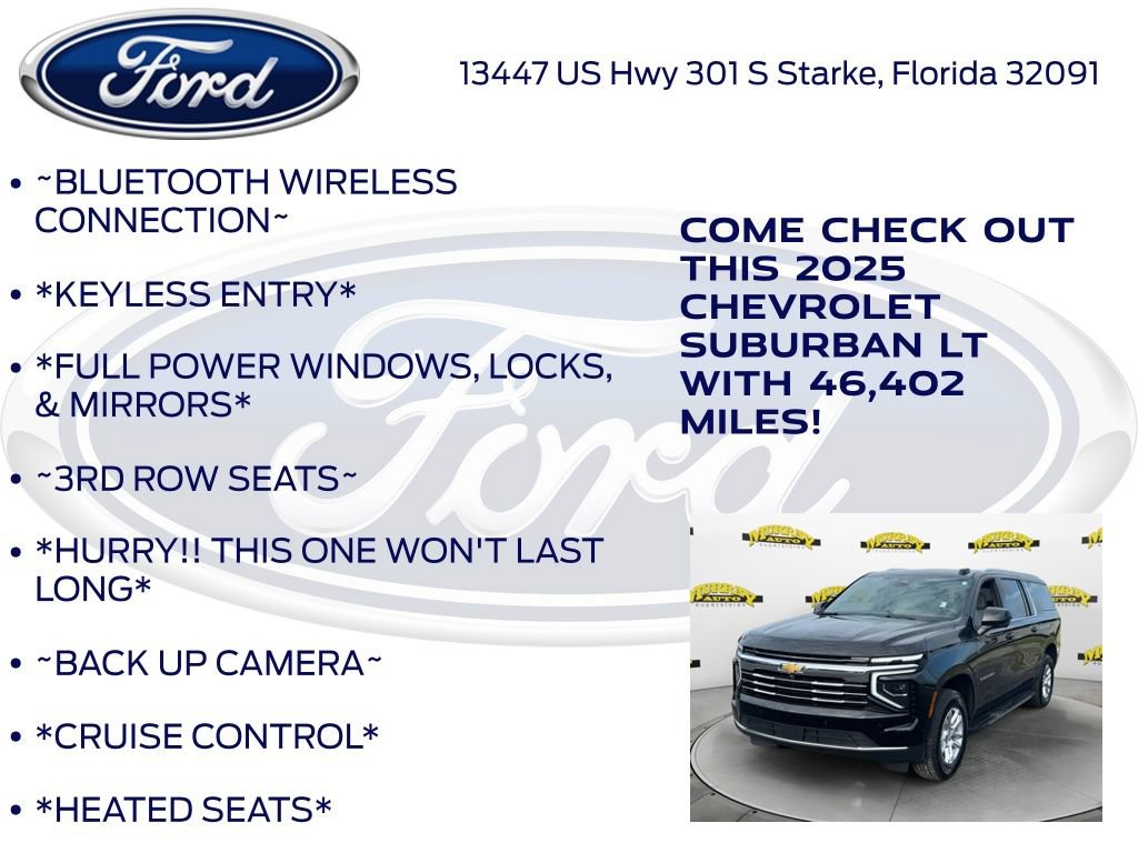 Used 2025 Chevrolet Suburban LT RWD image 12