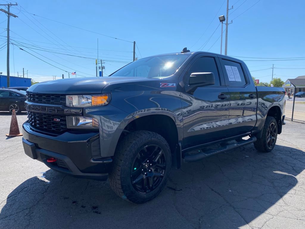 Used 2021 Chevrolet Silverado 1500 Custom Trail Boss w/ LPO, Dark Essentials Package AWD/4WD image 7