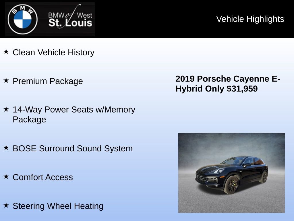 Used 2019 Porsche Cayenne E-Hybrid image 7