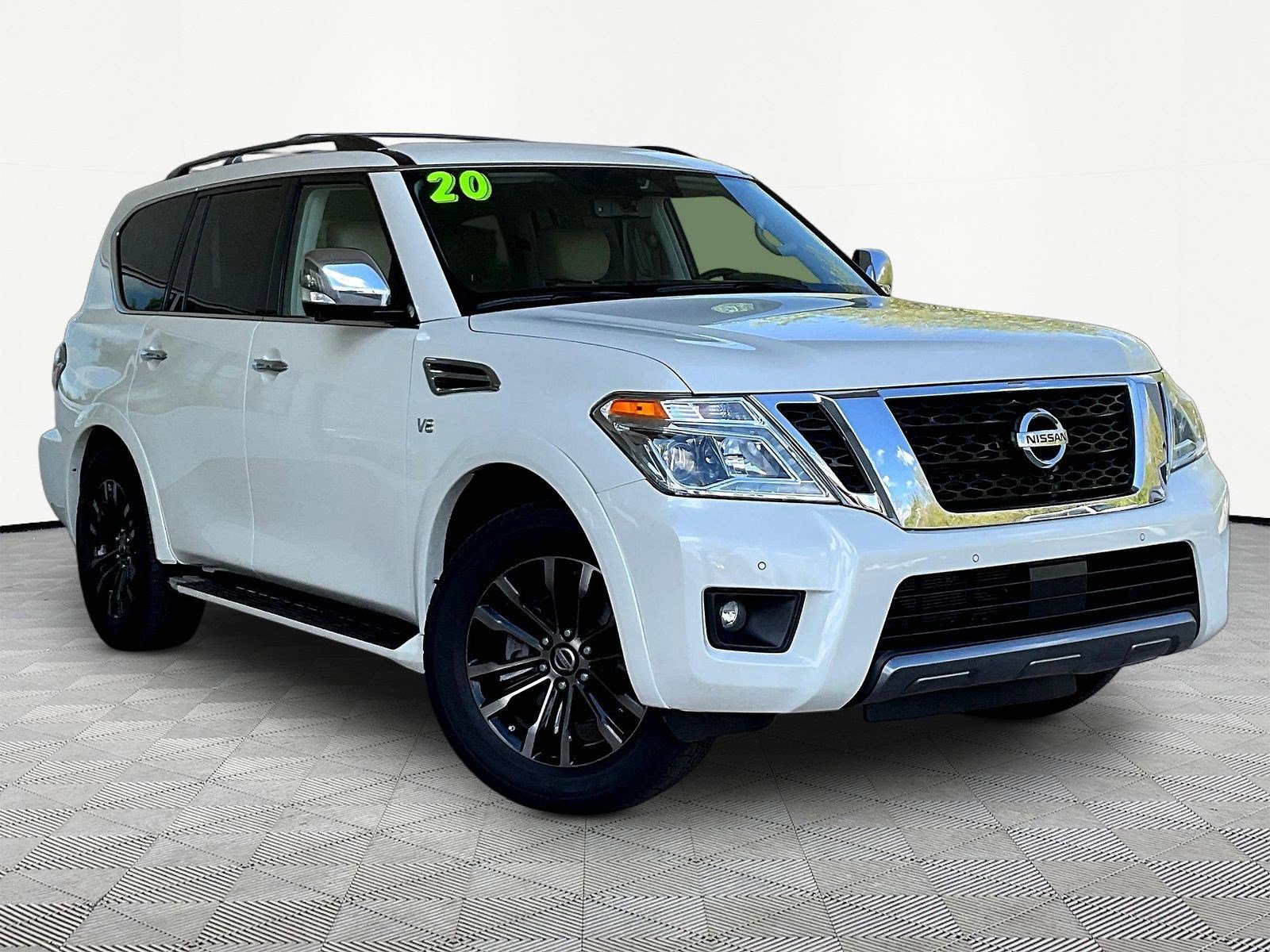 Used 2020 Nissan Armada Platinum w/ Captain's Chairs Package AWD/4WD image 3
