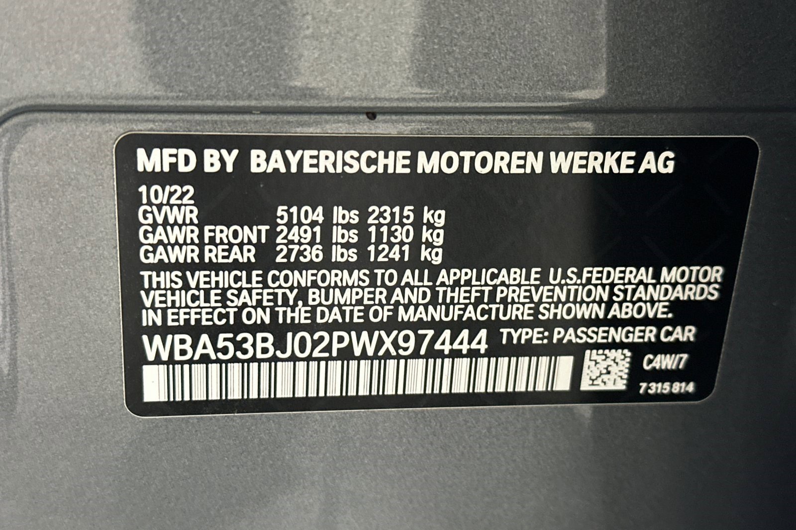 Certified 2023 BMW 540i w/ M Sport Package image 21