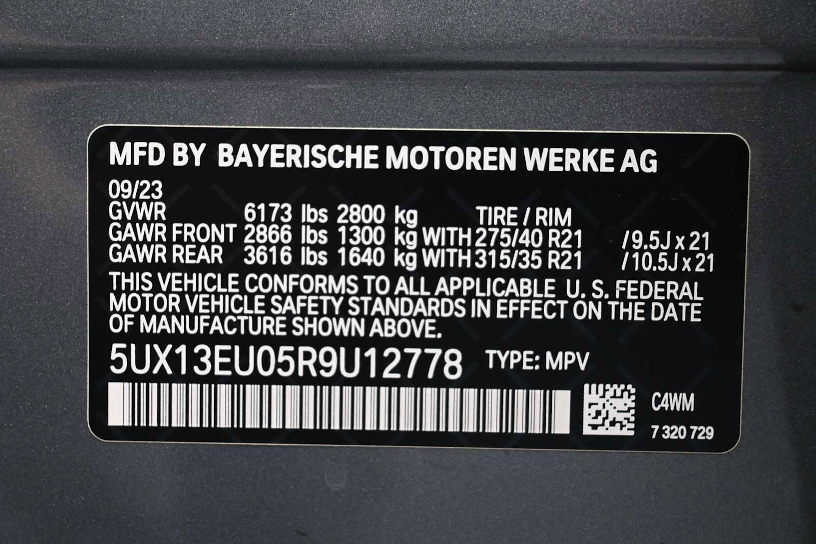 Certified 2024 BMW X5 sDrive40i w/ Parking Assistance Package RWD image 11