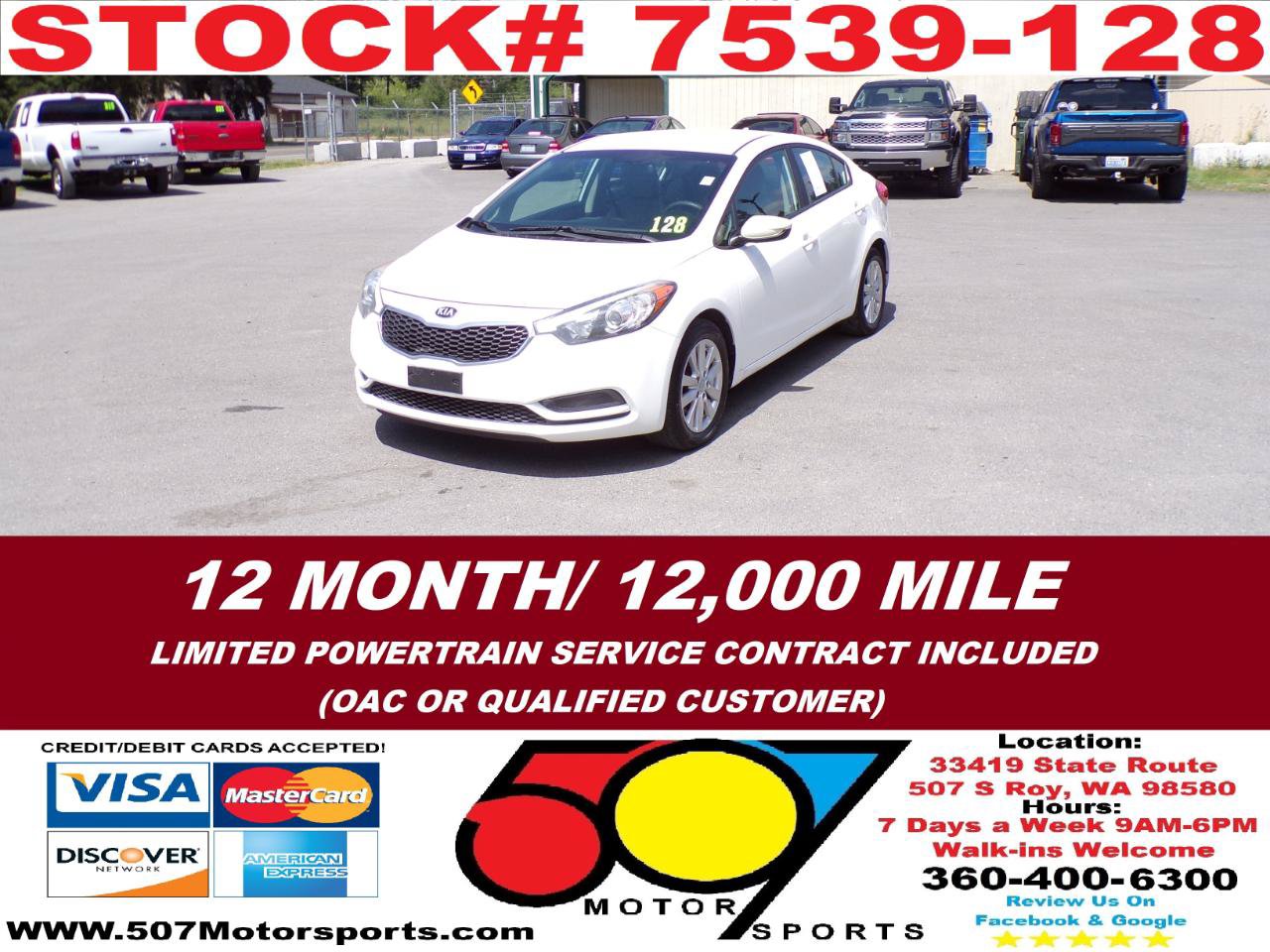 Used 2014 Kia Forte LX w/ Popular Package FWD image 3