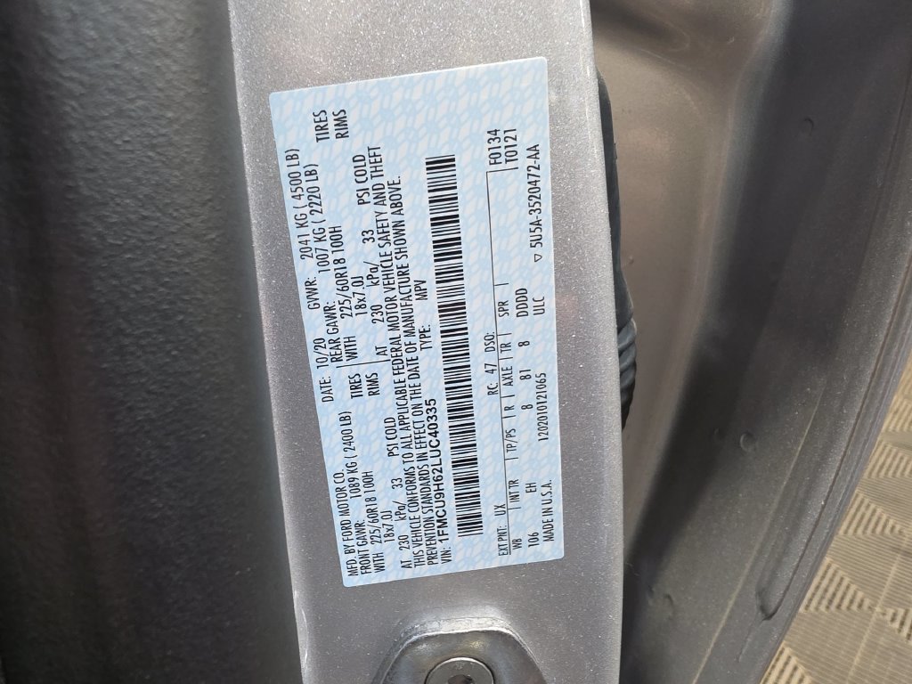 Used 2020 Ford Escape SEL AWD/4WD image 26