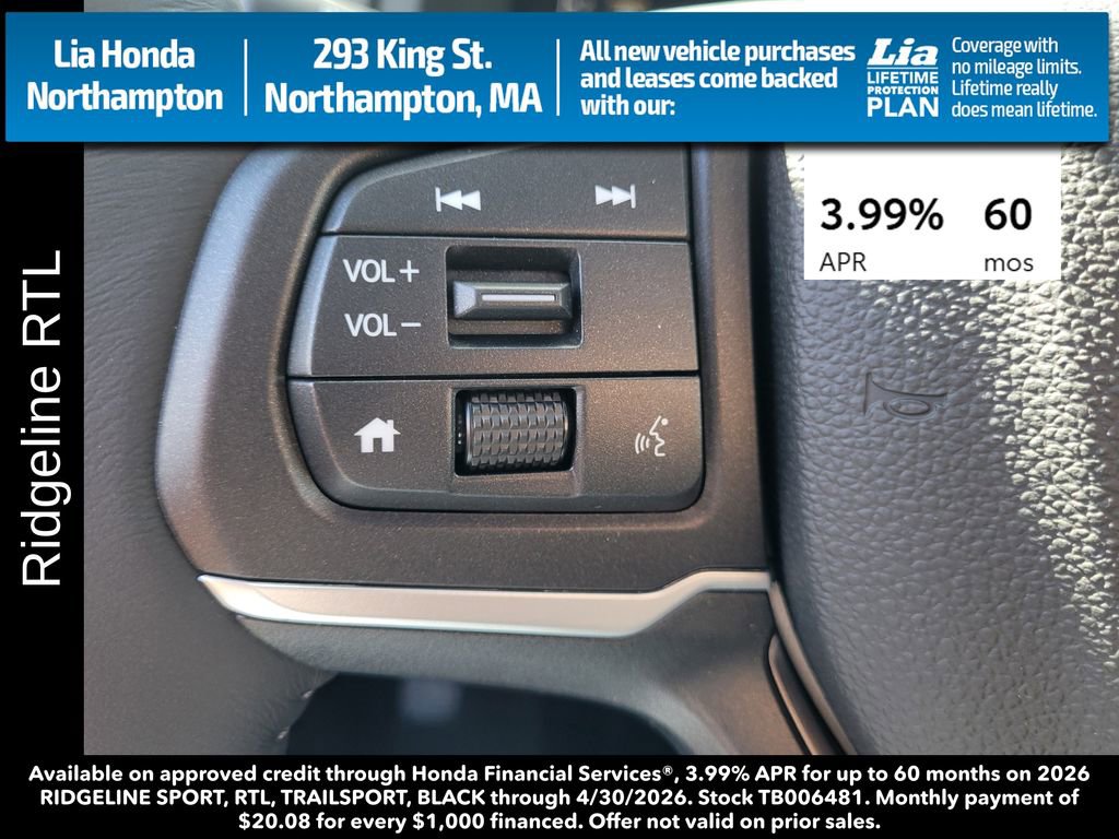 New 2026 Honda Ridgeline RTL image 19