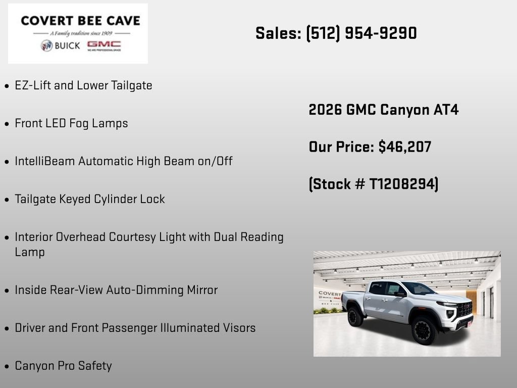 New 2026 GMC Canyon AT4 AWD/4WD image 30