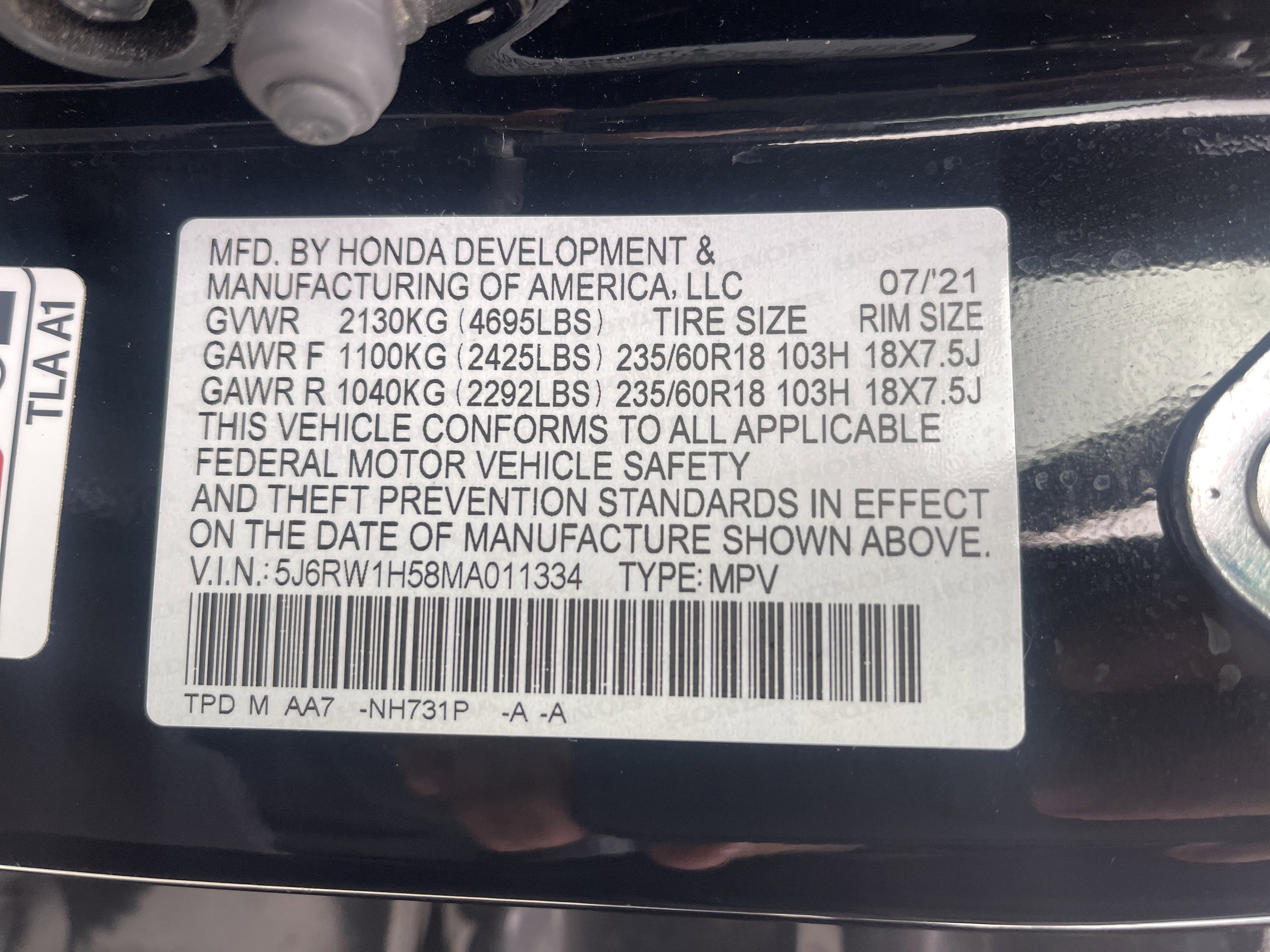 Certified 2021 Honda CR-V EX image 36