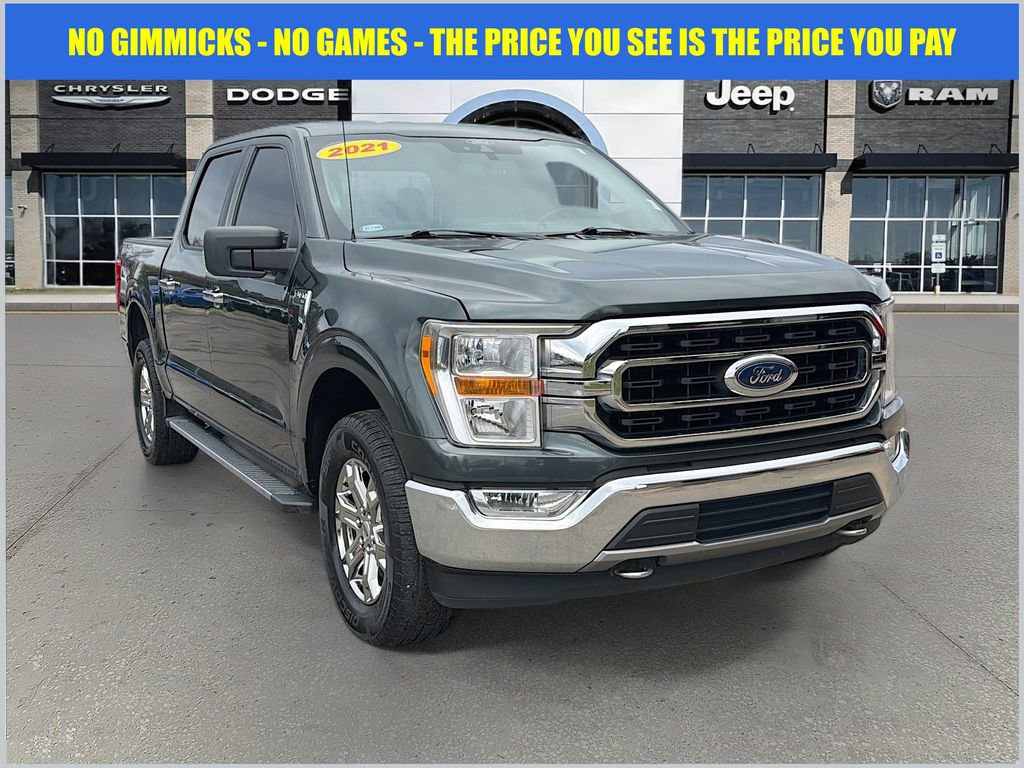 Used 2021 Ford F150 XLT w/ Equipment Group 301A Mid image 1