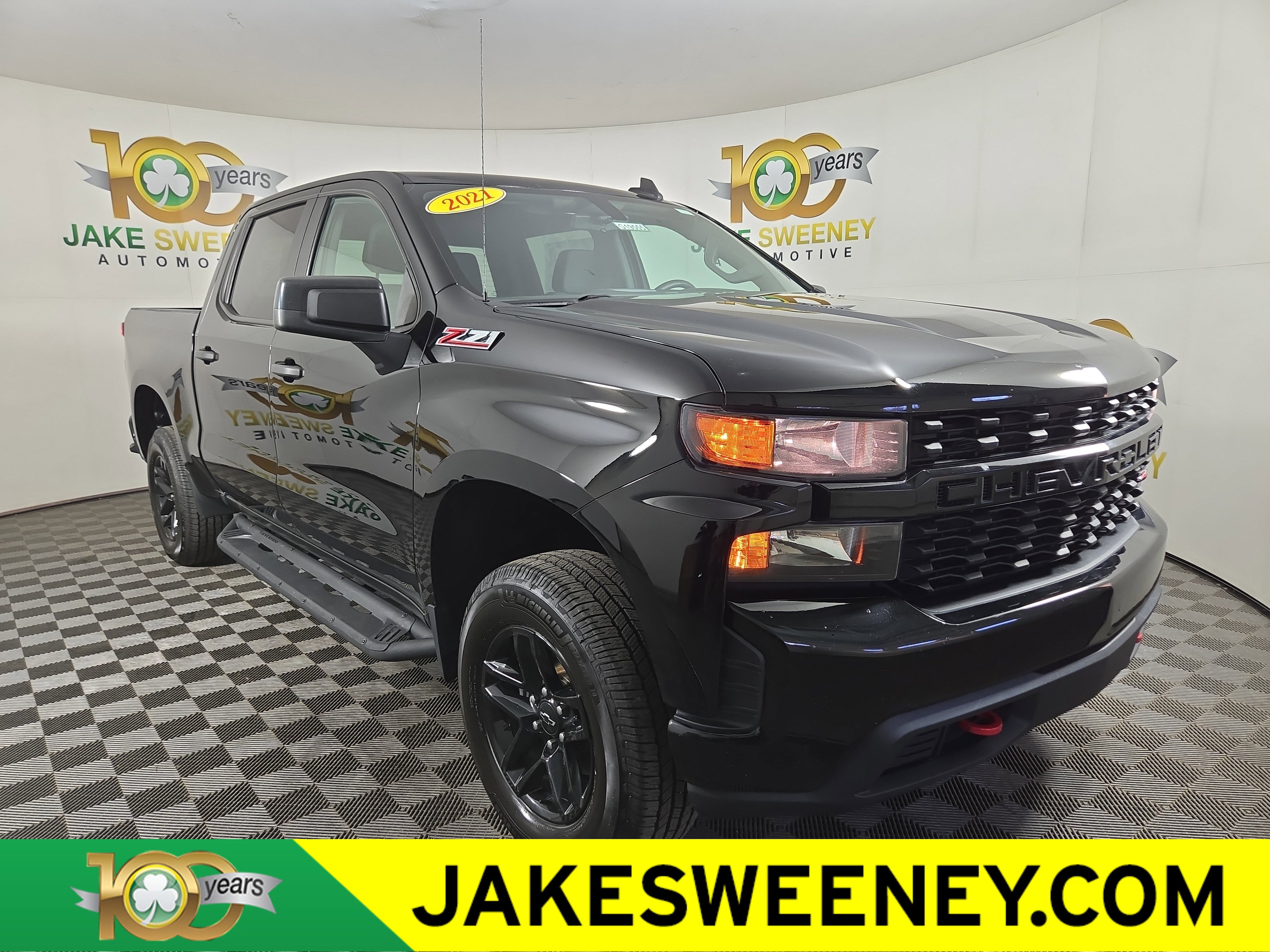 Certified 2021 Chevrolet Silverado 1500 Custom Trail Boss w/ Midnight Edition image 1