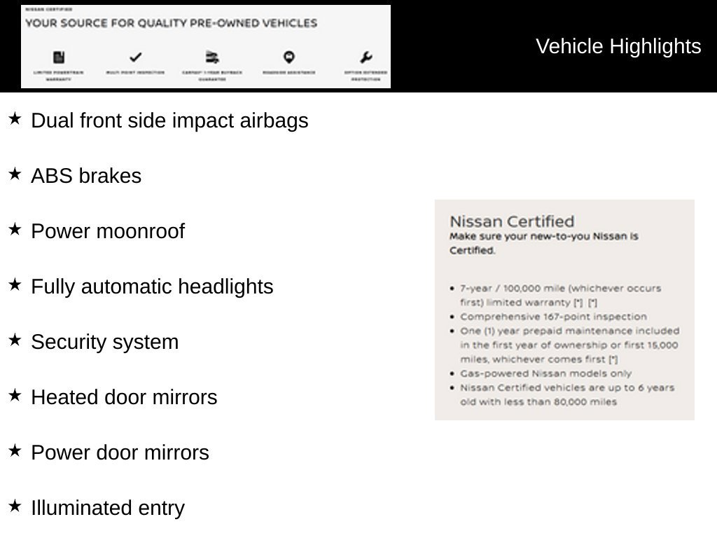 Certified 2026 Nissan Sentra SL w/ Floor Mat Package FWD image 13