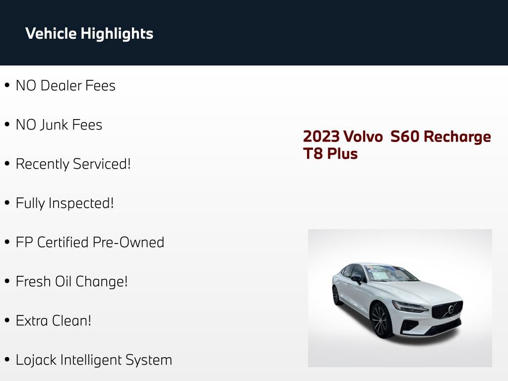Used 2023 Volvo S60 T8 Plus AWD/4WD image 3