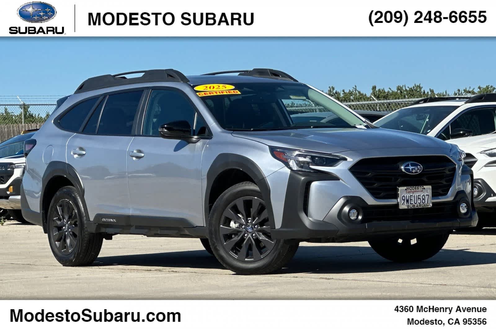 Certified 2025 Subaru Outback Onyx Edition w/ Popular Package #2