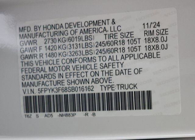 New 2025 Honda Ridgeline TrailSport image 29