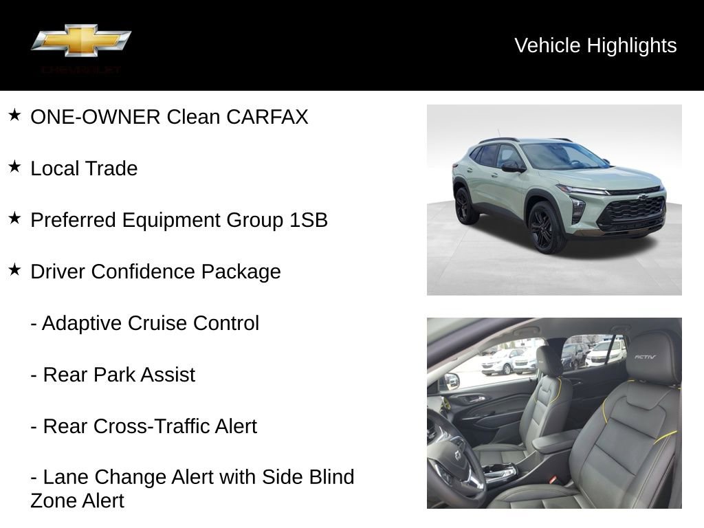 Used 2025 Chevrolet Trax ACTIV w/ Driver Confidence Package image 17