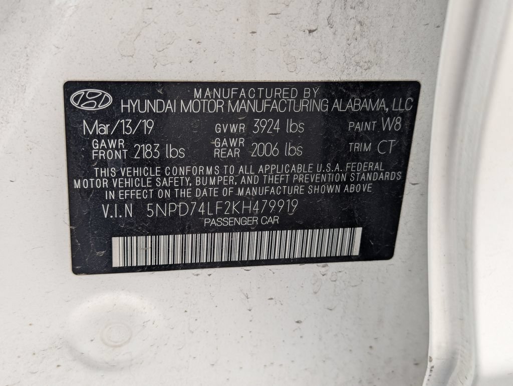 Used 2019 Hyundai Elantra SE w/ Cargo Package FWD image 33