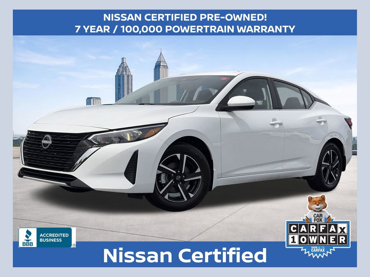 Certified 2025 Nissan Sentra SV w/ All-Weather Package image 1