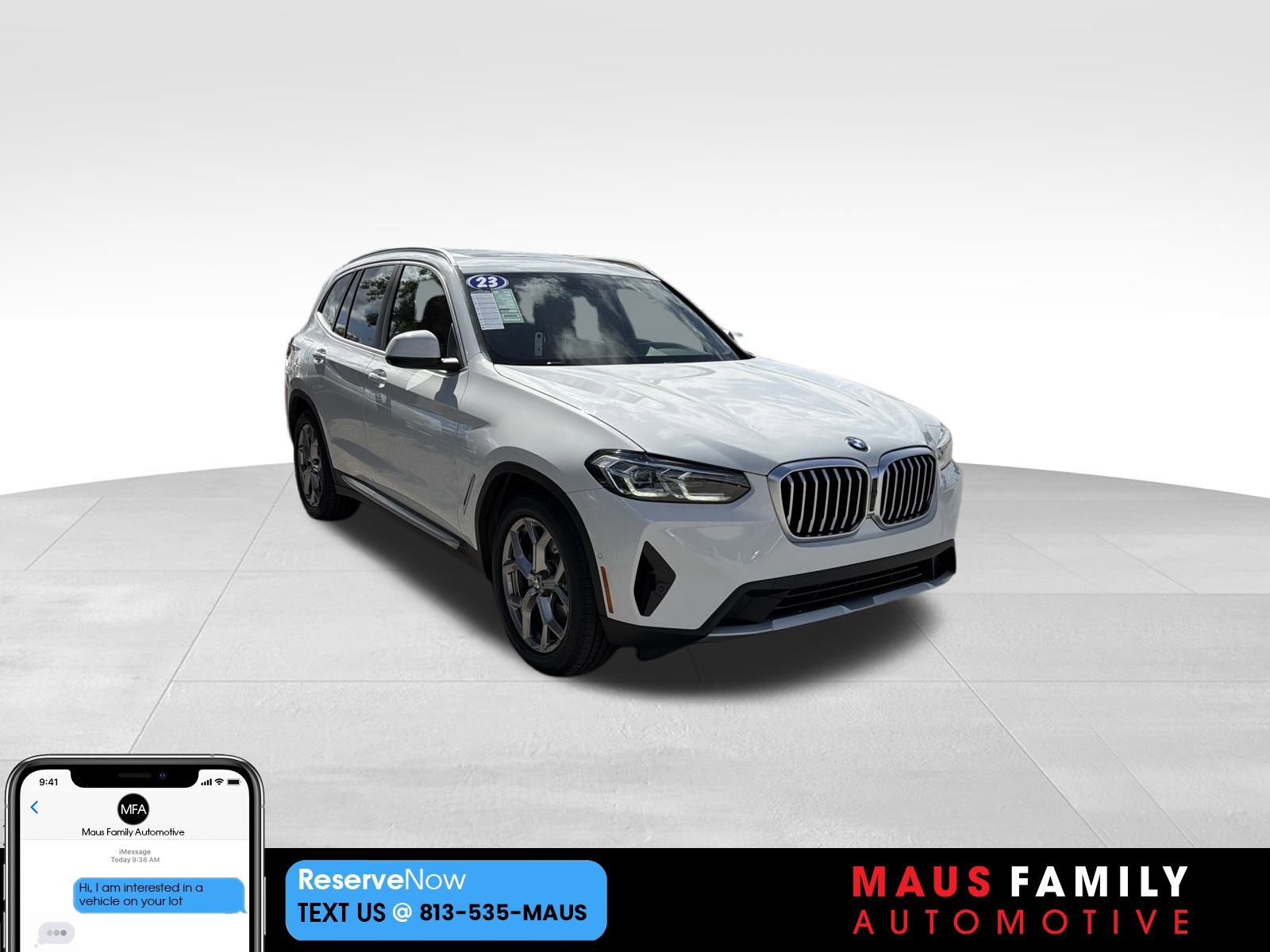 Used 2023 BMW X3 sDrive30i w/ Premium Package w/ZPA 360° Tour