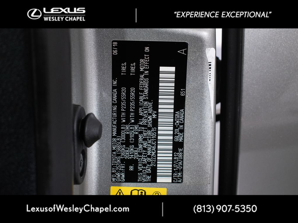 Used 2018 Lexus RX 350 FWD w/ Premium Package image 14
