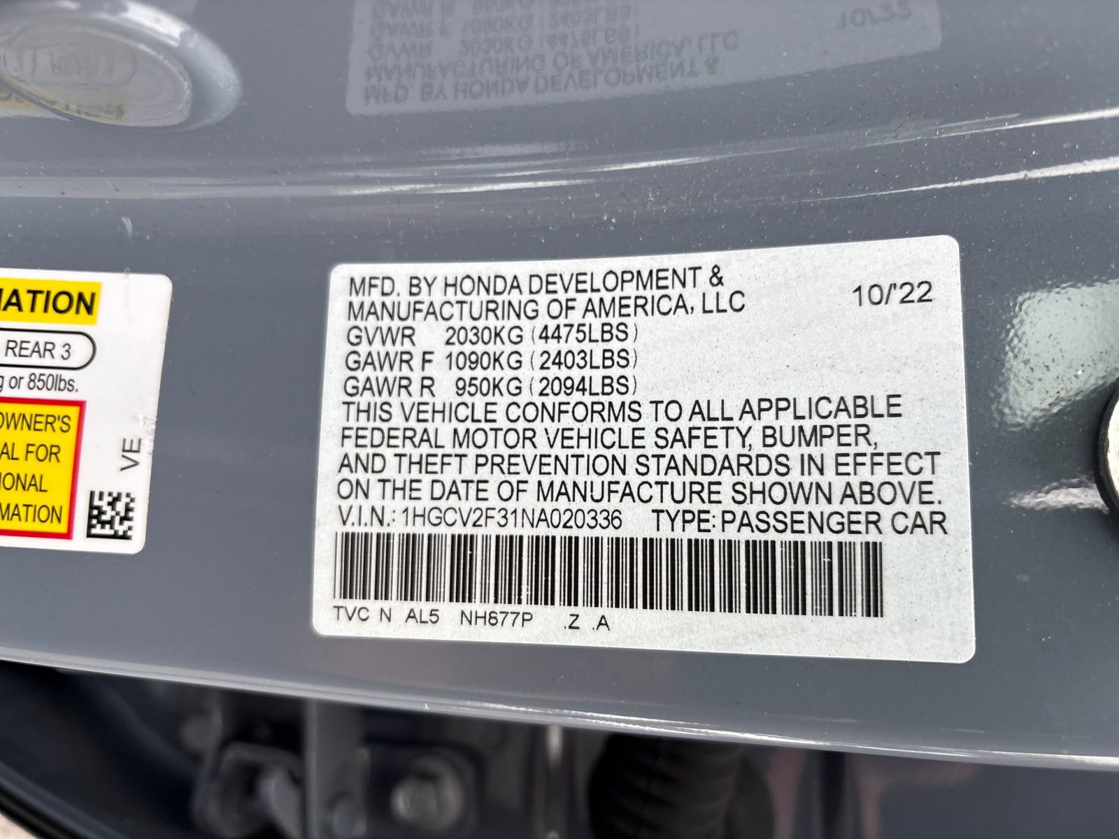 Used 2022 Honda Accord Sport image 30