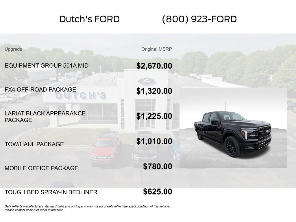New 2026 Ford F150 Lariat w/ Equipment Group 501A Mid AWD/4WD image 6