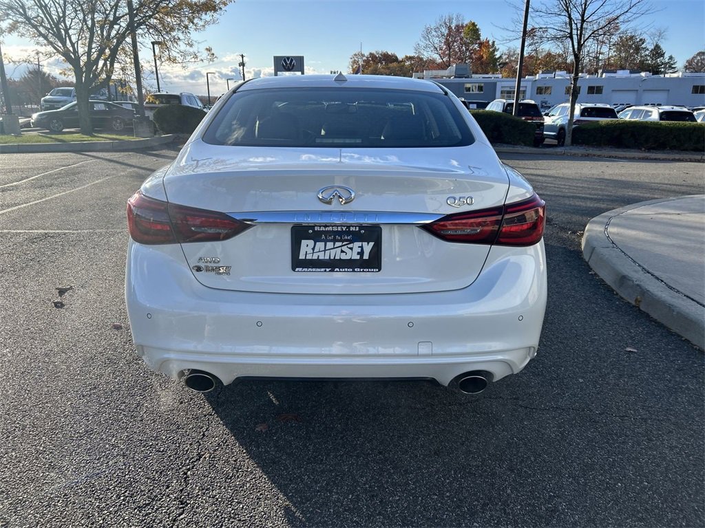 Certified 2022 INFINITI Q50 Luxe w/ Cargo Package image 7