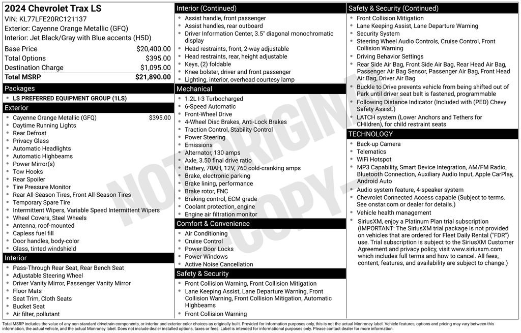 Used 2024 Chevrolet Trax LS FWD image 6