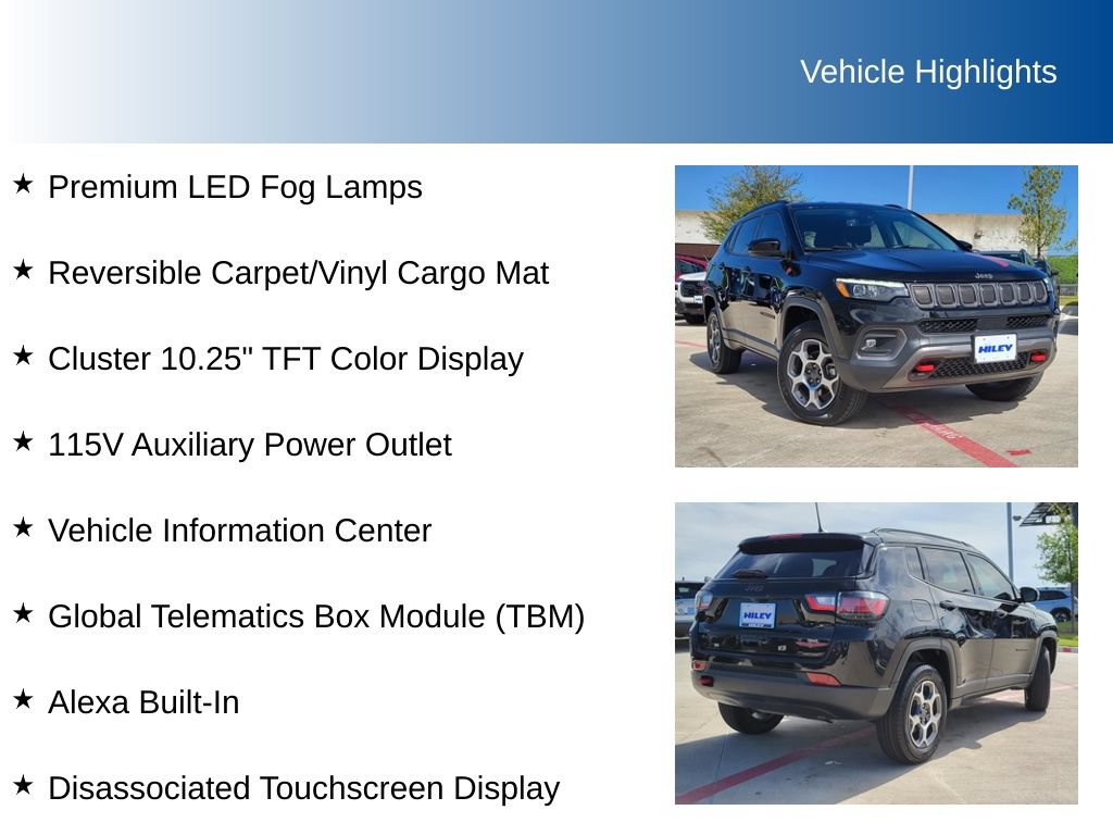 Used 2022 Jeep Compass Trailhawk w/ Trailhawk Elite Group AWD/4WD image 15