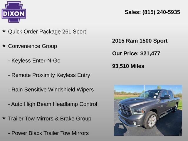 Used 2015 RAM 1500 Sport image 4