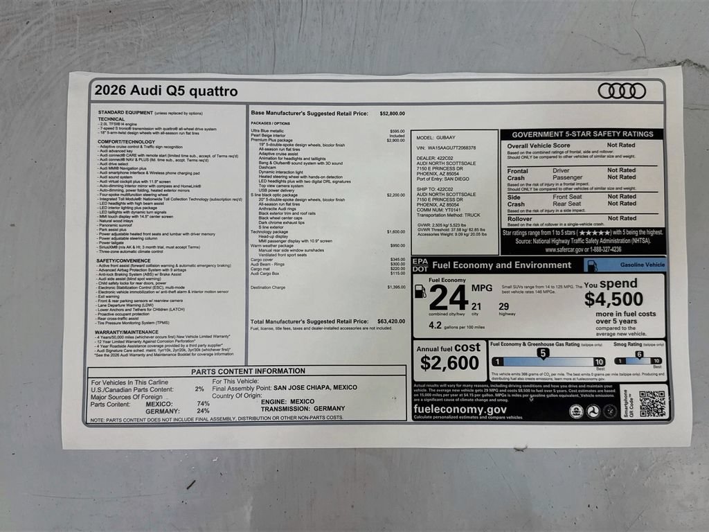 New 2026 Audi Q5 Premium AWD/4WD image 9
