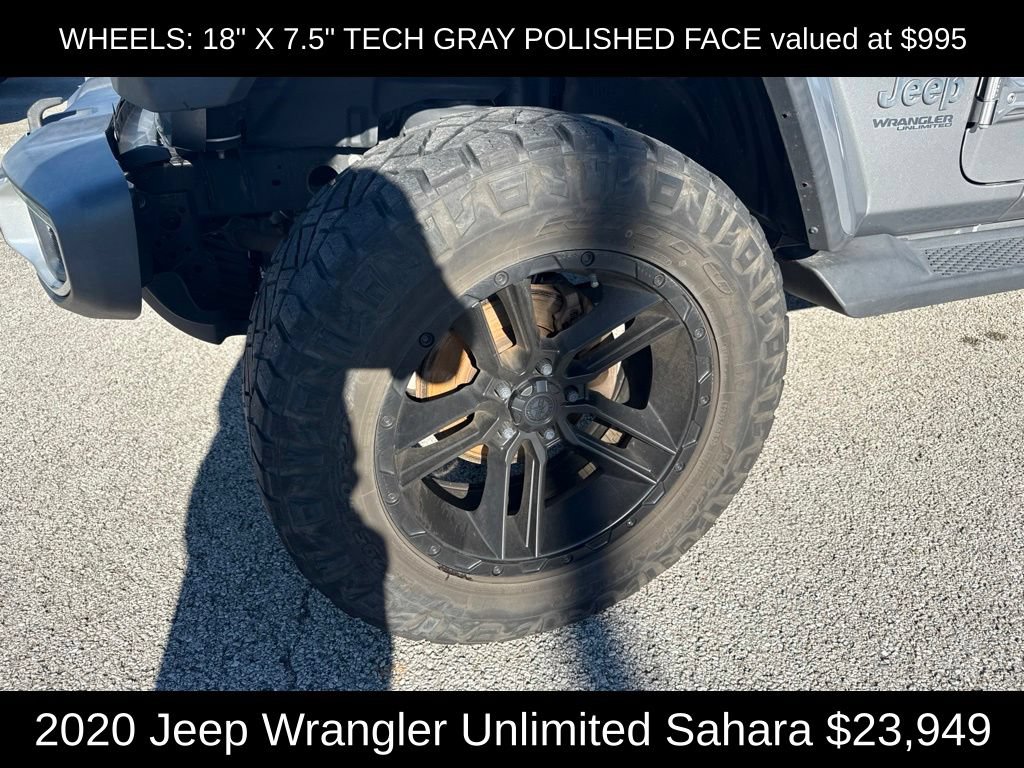 Used 2020 Jeep Wrangler Unlimited Sahara AWD/4WD image 9