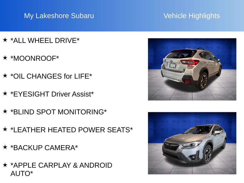 Used 2021 Subaru Crosstrek 2.5i Limited w/ Moonroof Package 2 AWD/4WD image 10