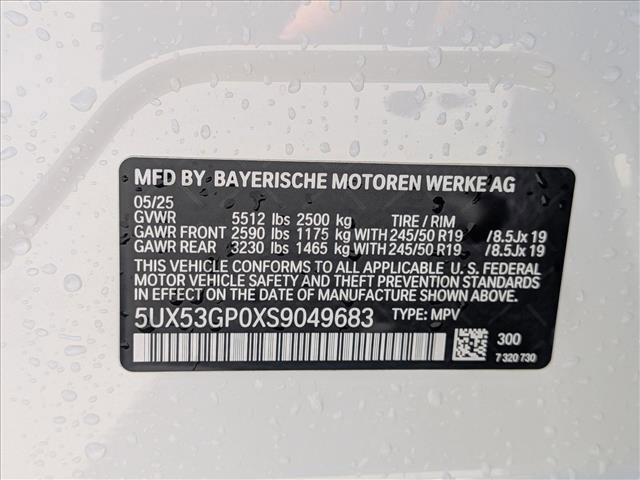 Used 2025 BMW X3 xDrive30i w/ Premium Package image 25