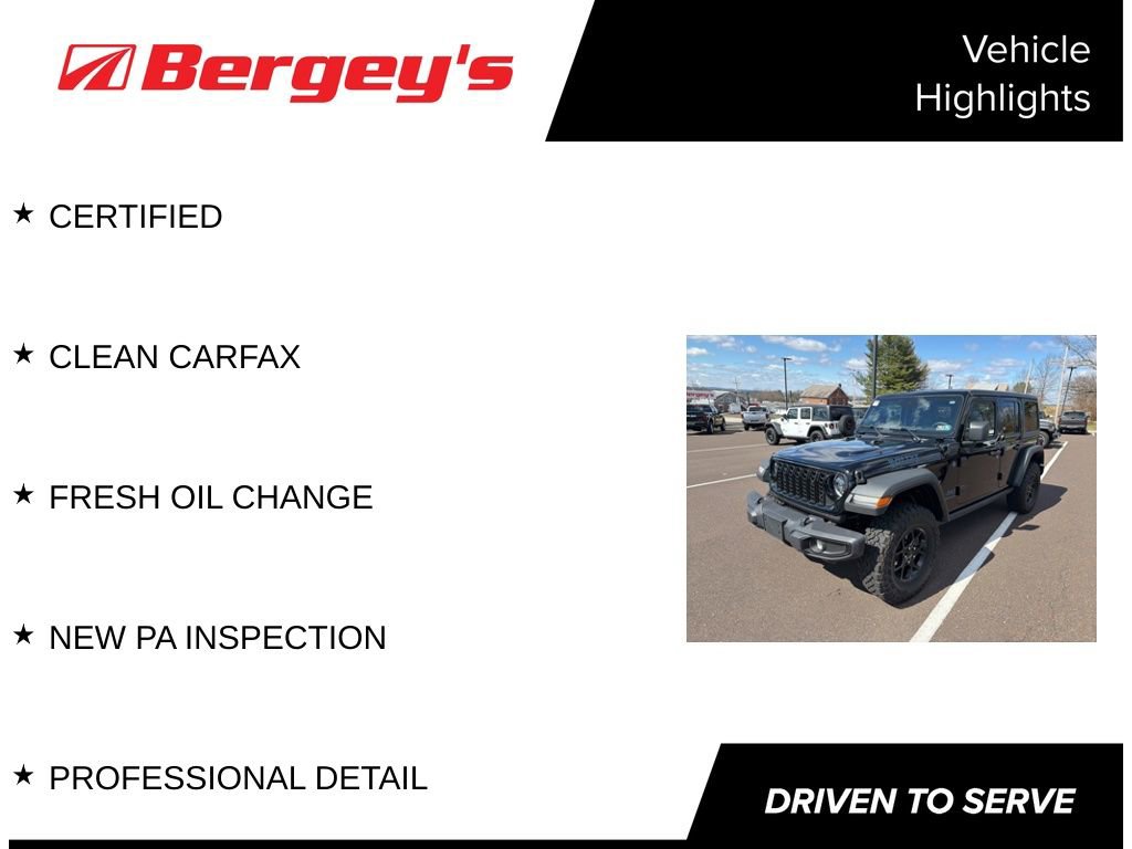 Certified 2025 Jeep Wrangler Unlimited Sport S 4xe image 5