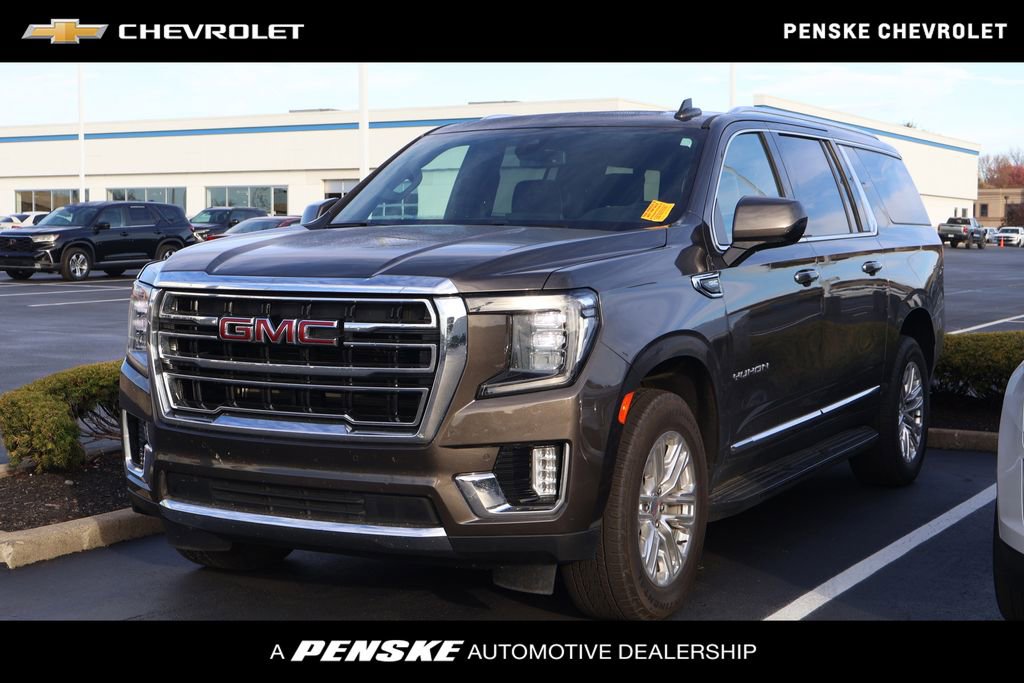 Used 2021 GMC Yukon XL SLT w/ Rear Media and Nav Package