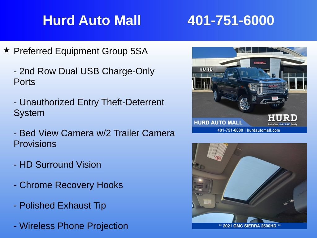 Used 2021 GMC Sierra 2500 Denali w/ Denali Ultimate Package AWD/4WD image 33