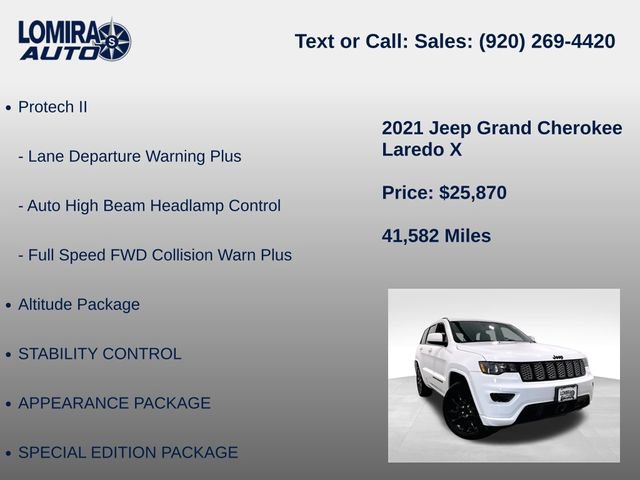 Used 2021 Jeep Grand Cherokee Altitude AWD/4WD image 14