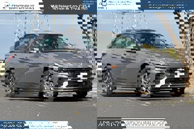 New 2026 Hyundai Elantra Blue