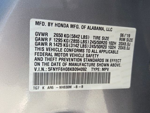 Used 2019 Honda Pilot Elite image 22