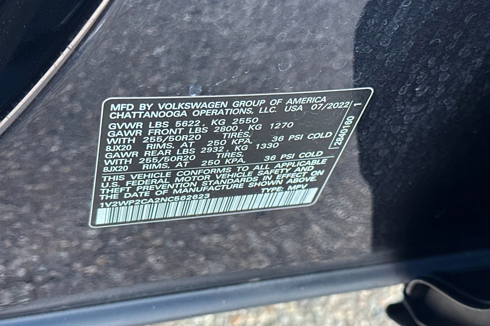 Certified 2022 Volkswagen Atlas SE image 30